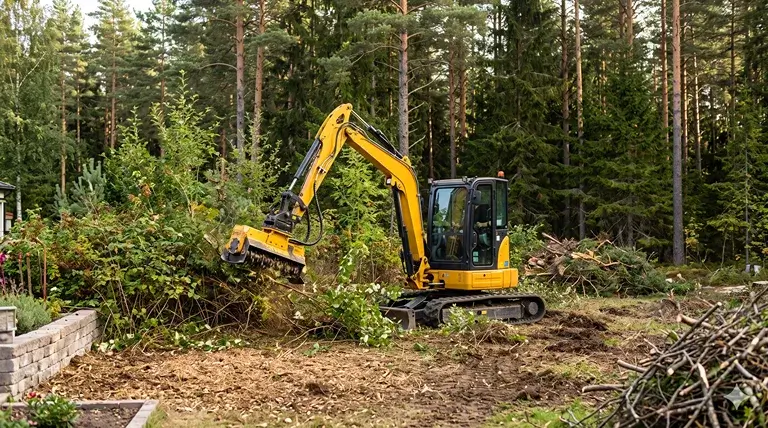 Tomtröjning bild